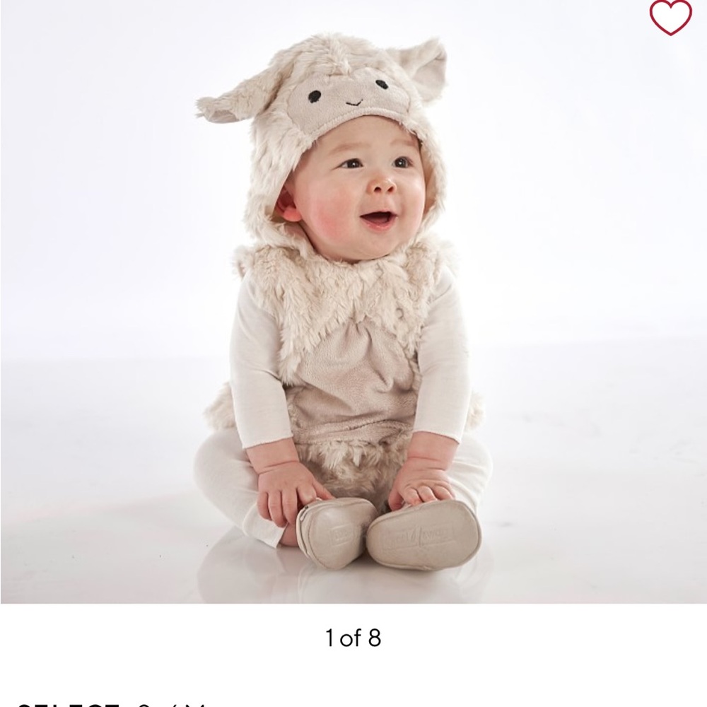 Pottery Barn Kids Cream Lamb Costume